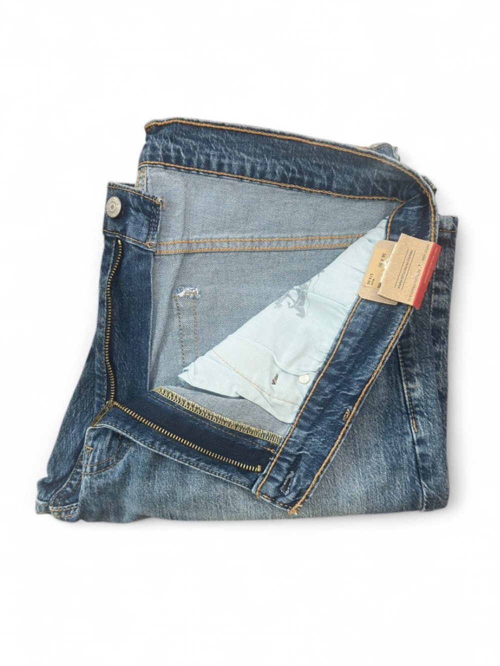 Levi’s 559 Men’s Relaxed Straight Fit Stretch Denim Jeans Size W36 x L30 - Picture 3 of 7